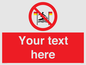PL7401: Custom No surfing between the red and yellow flags