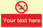 PL7401: Custom No surfing between the red and yellow flags
