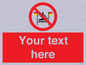 PL7401: Custom No surfing between the red and yellow flags