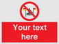 PL7401: Custom No surfing between the red and yellow flags