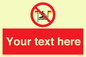 PL7401: Custom No surfing between the red and yellow flags