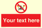 PL7401: Custom No surfing between the red and yellow flags