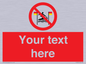 PL7401: Custom No surfing between the red and yellow flags