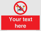 PL7401: Custom No surfing between the red and yellow flags