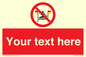 PL7401: Custom No surfing between the red and yellow flags