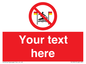 PL7401: Custom No surfing between the red and yellow flags