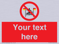 PL7401: Custom No surfing between the red and yellow flags