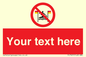 PL7401: Custom No surfing between the red and yellow flags