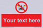 PL7401: Custom No surfing between the red and yellow flags