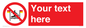 PL7401: Custom No surfing between the red and yellow flags