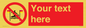 PL7401: Custom No surfing between the red and yellow flags