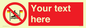 PL7401: Custom No surfing between the red and yellow flags