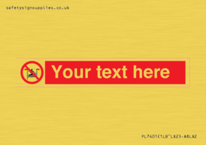 PL7401: Custom No surfing between the red and yellow flags