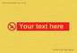 PL7401: Custom No surfing between the red and yellow flags