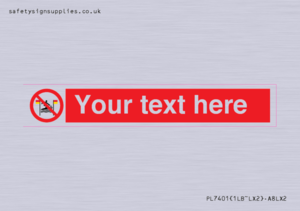 PL7401: Custom No surfing between the red and yellow flags