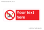 PL7401: Custom No surfing between the red and yellow flags