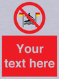 PL7401: Custom No surfing between the red and yellow flags