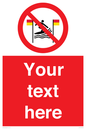 PL7401: Custom No surfing between the red and yellow flags