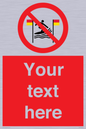 PL7401: Custom No surfing between the red and yellow flags