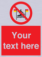 PL7401: Custom No surfing between the red and yellow flags