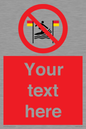 PL7401: Custom No surfing between the red and yellow flags