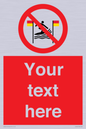 PL7401: Custom No surfing between the red and yellow flags