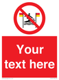 PL7401: Custom No surfing between the red and yellow flags