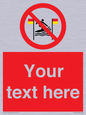PL7401: Custom No surfing between the red and yellow flags
