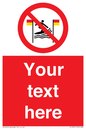 PL7401: Custom No surfing between the red and yellow flags