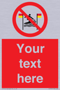 PL7401: Custom No surfing between the red and yellow flags