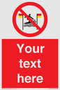 PL7401: Custom No surfing between the red and yellow flags