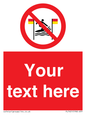 PL7401: Custom No surfing between the red and yellow flags