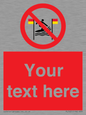 PL7401: Custom No surfing between the red and yellow flags