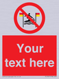 PL7401: Custom No surfing between the red and yellow flags