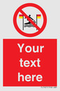 PL7401: Custom No surfing between the red and yellow flags