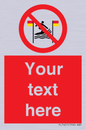 PL7401: Custom No surfing between the red and yellow flags
