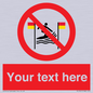 PL7401: Custom No surfing between the red and yellow flags