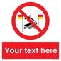 PL7401: Custom No surfing between the red and yellow flags