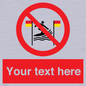 PL7401: Custom No surfing between the red and yellow flags