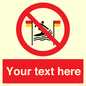 PL7401: Custom No surfing between the red and yellow flags