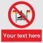 PL7401: Custom No surfing between the red and yellow flags
