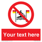 PL7401: Custom No surfing between the red and yellow flags