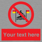 PL7401: Custom No surfing between the red and yellow flags