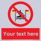 PL7401: Custom No surfing between the red and yellow flags