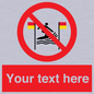 PL7401: Custom No surfing between the red and yellow flags