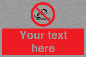 PL7402: Custom No kite surfing