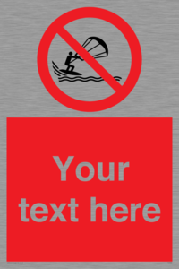 PL7402: Custom No kite surfing