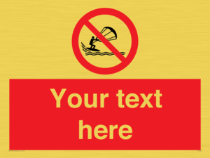 PL7402: Custom No kite surfing