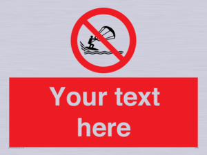 PL7402: Custom No kite surfing