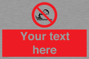 PL7402: Custom No kite surfing